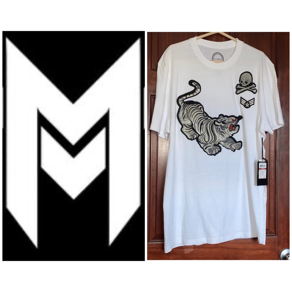 Maxi Milian Rugged White Tee Shirt